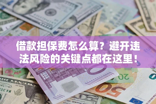 济南借款担保费怎么算？避开违法风险的关键点都在这里！